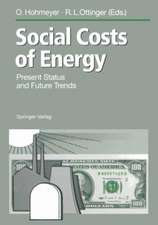 Social Costs of Energy: Present Status and Future Trends