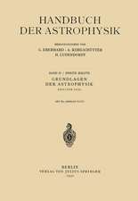 Grundlagen der Astrophysik: Zweiter Teil II