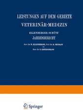 Ellenberger-Schütz’ Jahresbericht über die Leistungen auf dem Gebiete der Veterinär-Medizin: Fünfundvierzigster Jahrgang(Jahr 1925)