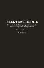 Elektrothermie: Die elektrische Erzeugung und technische Verwendung hoher Temperaturen