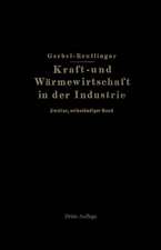 Kraft- und Wärmewirtschaft in der Industrie: Zweiter, selbständiger Band