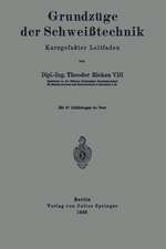 Grundzüge der Schweißtechnik: Kurzgefaßter Leitfaden