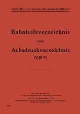 Bahnhofsverzeichnis zum Achsdruckverzeichnis