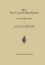 Der Nervenschußschmerz: Kriegschirurgische Studie