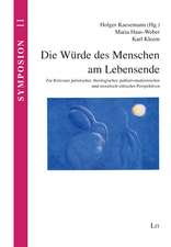 Die Würde des Menschen am Lebensende