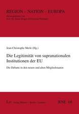 Die Legitimität von supranationalen Institutionen der EU