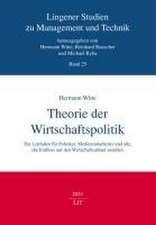 Theorie der Wirtschaftspolitik