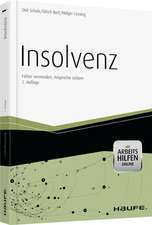 Insolvenz - mit Arbeitshilfen online