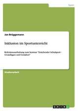 Inklusion im Sportunterricht