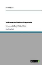 Wortschatzsteckbrief Netzsprache