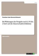 Die Wirkungen der Freigabe nach § 35 Abs. 2 InsO auf die Dauerschuldverhältnisse