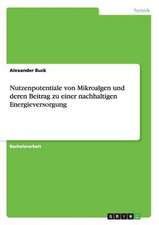 Nutzenpotentiale von Mikroalgen und deren Beitrag zu einer nachhaltigen Energieversorgung