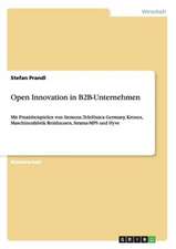 Open Innovation in B2B-Unternehmen