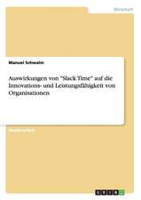 Auswirkungen von "Slack Time" auf die Innovations- und Leistungsfähigkeit von Organisationen