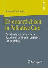 Ehrenamtlichkeit in Palliative Care