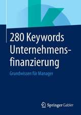 280 Keywords Unternehmensfinanzierung