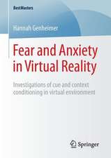 Fear and Anxiety in Virtual Reality: Investigations of cue and context conditioning in virtual environment