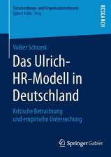 Das Ulrich-HR-Modell in Deutschland: Kritische Betrachtung und empirische Untersuchung