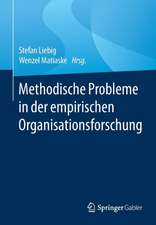 Methodische Probleme in der empirischen Organisationsforschung