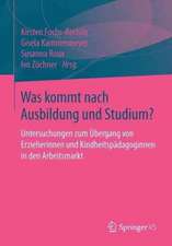 Was kommt nach Ausbildung und Studium?: Untersuchungen zum Übergang von Erzieherinnen und Kindheitspädagoginnen in den Arbeitsmarkt