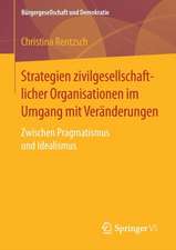 Strategien zivilgesellschaftlicher Organisationen im Umgang mit Veränderungen