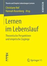 Lernen im Lebenslauf: Theoretische Perspektiven und empirische Zugänge