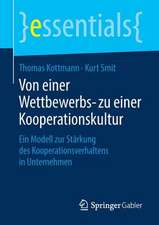 Von einer Wettbewerbs- zu einer Kooperationskultur: Ein Modell zur Stärkung des Kooperationsverhaltens in Unternehmen