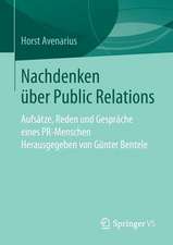 Nachdenken über Public Relations