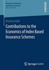 Contributions to the Economics of Index Based Insurance Schemes