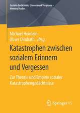 Katastrophen zwischen sozialem Erinnern und Vergessen: Zur Theorie und Empirie sozialer Katastrophengedächtnisse