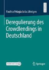 Deregulierung des Crowdlendings in Deutschland