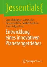 Entwicklung eines innovativen Planetengetriebes