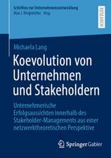 Koevolution von Unternehmen und Stakeholdern