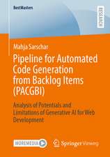 Pipeline for Automated Code Generation from Backlog Items (PACGBI)