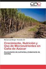 Crecimiento, Nutricion y USO de Micronutrientes En Cana de Azucar