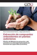 Extraccion de Compuestos Antioxidantes En Plantas Autoctonas