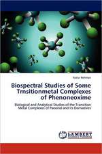 Biospectral Studies of Some Trnsitionmetal Complexes of Phenoneoxime