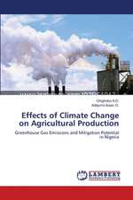 Effects of Climate Change on Agricultural Production