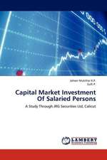 Capital Market Investment Of Salaried Persons