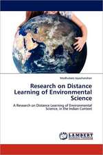 Research on Distance Learning of Environmental Science