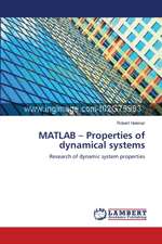 MATLAB - Properties of dynamical systems