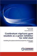 Combretum nigricans gum exudate as a green inhibitor for mild steel