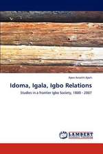 Idoma, Igala, Igbo Relations