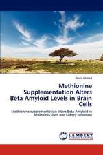 Methionine Supplementation Alters Beta Amyloid Levels in Brain Cells