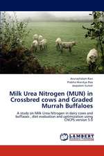 Milk Urea Nitrogen (MUN) in Crossbred cows and Graded Murrah Buffaloes