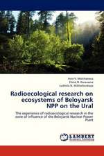 Radioecological research on ecosystems of Beloyarsk NPP on the Ural