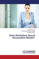 Does Workplace Sexual Harassment Matter?