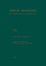 Th Thorium: General Properties. Spectra. Recoil Reactions