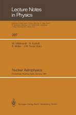 Nuclear Astrophysics: Proceedings of a Workshop, Held at the Ringberg Castle, Tegernsee, FRG, April 21–24, 1987