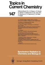 Synchrotron Radiation in Chemistry and Biology II